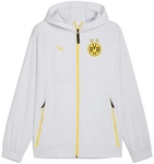 PUMA BVB Borussia Dortmund Pumatech Woven Trainingsjacke Herren 18 - silver