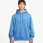 NIKE Club Fleece-Hoodie Herren 497 - football blue/football blue/white M