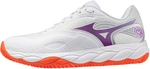 Mizuno Wave Enforce Court 2 CC Tennisschuhe Damen 02 - white/dahlia/sunstone 36.5