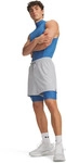 UNDER ARMOUR HeatGear Armour Funktionsshorts Herren 430 - aegean blue/white L