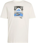 adidas Summer Slides Relax Graphic T-Shirt Herren JZ5001 - off white L