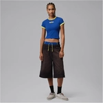 NIKE Jordan Brasilien T-Shirt Damen 417 - old royal/yellow pulse XL
