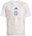 adidas FIGC Italien Heim Aufw&auml;rmshirt 2026 Kinder JY5635 - white/hazy beige 140
