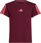 adidas Essentials T-Shirt M&auml;dchen KT3342 - maroon/pure turbo 152