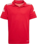 adidas Squadra 25 Baumwoll Poloshirt Kinder JY3411 - team power red/white 128