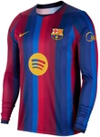 NIKE FC Barcelona Stadium Dri-FIT langarm Heimtrikot Herren 683 - deep garnet/blue