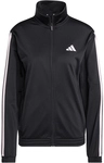 adidas Tricot 3-Streifen Trainingsjacke Damen JF3385 - black/clear pink L