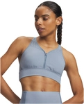 UNDER ARMOUR Vanish Elite Mesh Zip Tanktop Damen 448 - blue wind/metallic...