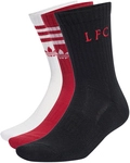 3er Pack adidas FC Liverpool Socken 2026/27 KR0350 - black/active maroon/grey two