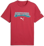 PUMA Portugal FtblCulture T-Shirt Herren 27 - club red/puma white S