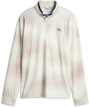 PUMA Cloudspun Tech Coastal Claret 1/4-Zip Golfpullover Herren 01 - birch S