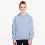 NIKE Sportswear Club Fleece Hoodie Kinder 408 - hydrogen blue/white M (137-147 cm)