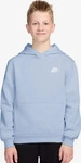 Nike FD3000-408, NIKE Sportswear Club Fleece Hoodie Kinder 408 - hydrogen blue/white