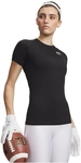 UNDER ARMOUR HeatGear Kompressionsshirt Damen 008 - ultimate black/white L