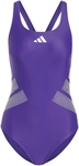 adidas Logo C-Back Badeanzug Damen KS2949 - collegiate purple/white 36