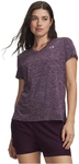 UNDER ARMOUR Tech Twist T-Shirt Damen 526 - purple echo/mauve pink L