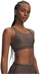 UNDER ARMOUR Armour Mid Crossback Sport-BH Damen 200 - peppercorn/kona brown L
