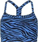 Athlecia Larissa V2 Low Support Printed Sport-BH Damen P3910 - blue zebra XS