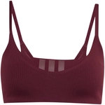 adidas All Me Studio Low Support Rib Sport-BH Damen KG0404 - maroon M