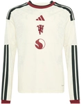 adidas Manchester United langarm Ausweichtrikot 2026/27 Kinder KC4779 - ivory 140