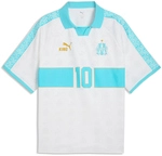 PUMA Olympique Marseille King Retro Trikot Herren 40 - PUMA white/team aqua S