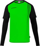 uhlsport Impulse Torwarttrikot fluo gr&uuml;n/schwarz 3XL