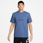 NIKE Hyverse Dri-FIT UV-Repel kurzarm Fitnessshirt Herren 459 - indigo storm/black M