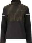 ENDURANCE Rumbia Printed Midlayer Laufpullover Damen 1001 - black 34