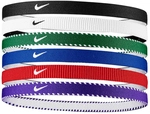 6er Pack NIKE Flex Classic Haarb&auml;nder 475 - game royal/university red/white