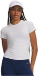 UNDER ARMOUR Motion Fitted T-Shirt Damen 100 - white/halo gray L
