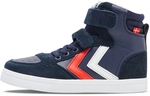 hummel Slimmer Stadil Leder High-Top Sneaker Kinder 7634 - peacoat 30