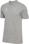 hummel hmlGO 2.0 Chevron Poloshirt Herren 2006 - grey melange XS