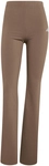adidas Essentials Small Logo Flared Leggings Damen KF8410 - khaki six/white XS
