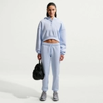 NIKE Sportswear Phoenix Mid-Rise Fleece Jogginghose Damen 407 - hydrogen blue/sail M