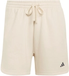 adidas 3-Streifen Studio Fleece Loose Sweatshorts Damen LF0096 - wonder white S