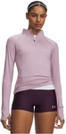 UNDER ARMOUR Velociti 1/2-Zip Sweatshirt Damen 698 - mauve pink/reflective L