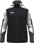 JAKO Dynamic Trainingsjacke mit Kapuze 826 - schwarz/wei&szlig;/anthrazit S