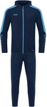 JAKO Power Polyester Trainingsanzug mit Kapuze Kinder 910 - marine/skyblue 128