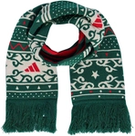 adidas Xmas Graphic Schal KW4430 - collegiate green/ivory/pure ruby