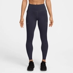 NIKE Swift High-Waist 7/8 Laufleggings Damen 013 - gridiron/reflective silv M