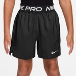 NIKE Pro Dri-FIT Fitnessshorts Jungen 010 - black/white/white M (137-147 cm)