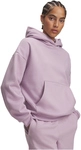 UNDER ARMOUR Icon Fleece Hoodie Damen 701 - mauve pink/white L