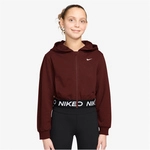NIKE Pro Dri-FIT Fleece Hoodie M&auml;dchen 658 - mystic dates/mystic...