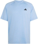 adidas Tech Essentials Workout Trainingsshirt Herren KU9967 - glow blue/crystal sky