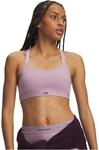 UNDER ARMOUR Effortless Medium Support Sport-BH Damen 698 - mauve pink/purple echo L