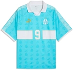 PUMA Olympique Marseille King Retro Trikot Herren 28 - team aqua/puma white XL