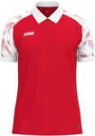 JAKO Sonic Poloshirt Kinder 105 - rot/wei&szlig; 140