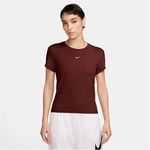 NIKE Sportswear Chill Knit Mod-Cropped T-Shirt Damen 658 - mystic dates/sail S