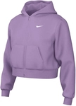 NIKE Sportswear Studio Fleece Oversize Kapuzenjacke M&auml;dchen 589 - violet...