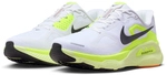 NIKE Structure Plus Laufschuhe Herren 101 - white/black-pure platinum-volt 42.5